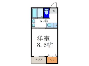 京OHBUⅣの物件間取画像